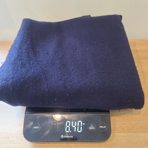 Bloomingdale's Mens 100% Cashmere Pullover Sweater Navy Size XL Elbow Patches - Picture 11 of 11